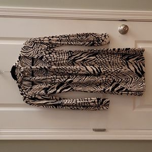 Beautiful Rose Dimple long sleeve dress with neck tie accent.